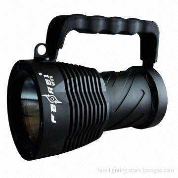 High-end SST90 2,200lm Waterproof Outdoor Searchlight, 6 x 18650 Lithium Batteries